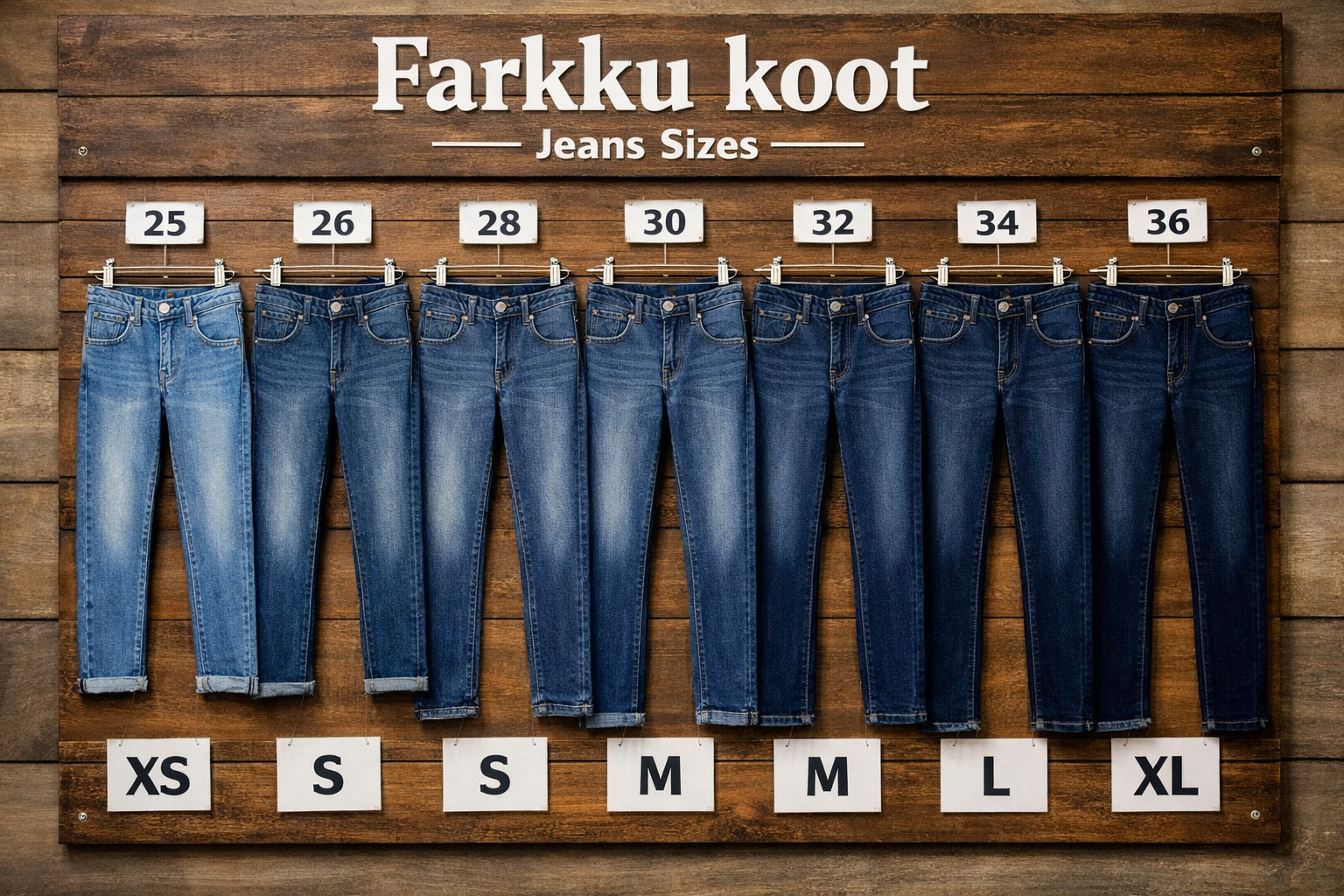 Farkku koot